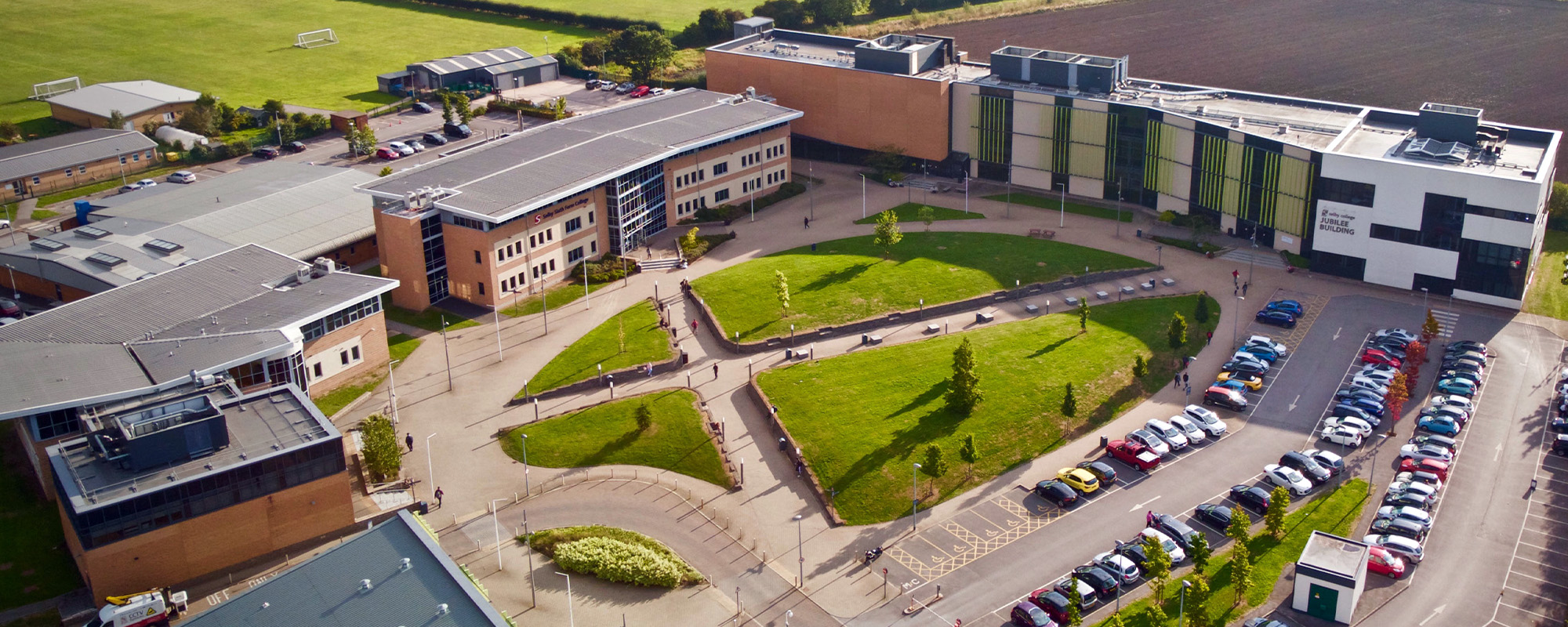 Aerial photo of Selby College