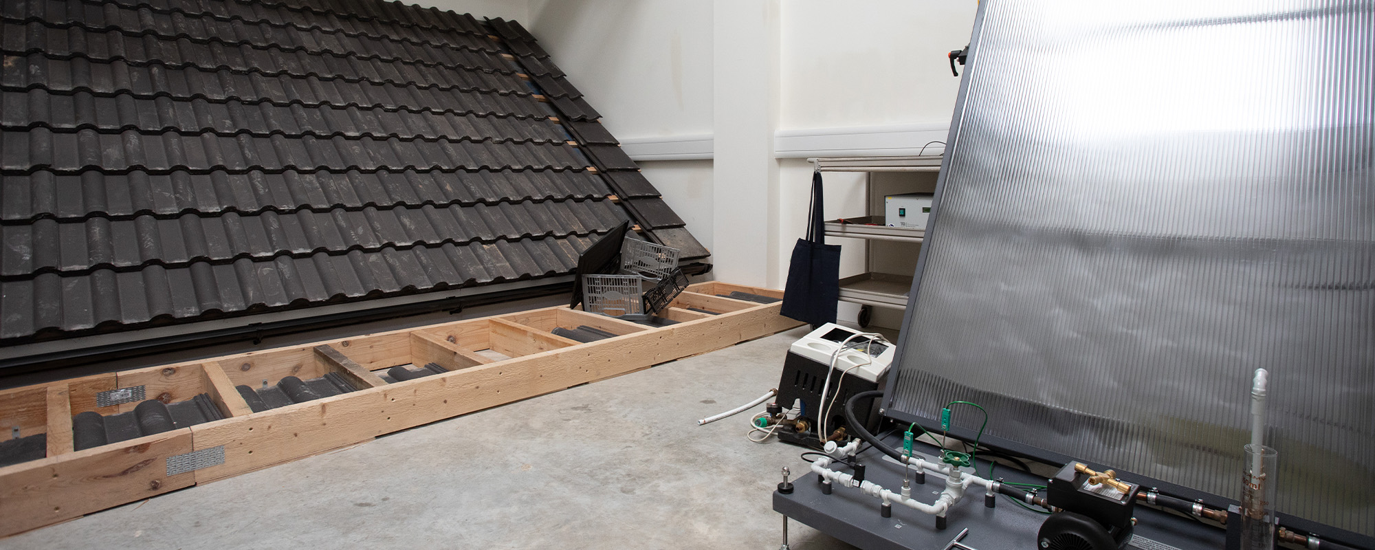 Photo of the roofing workshop