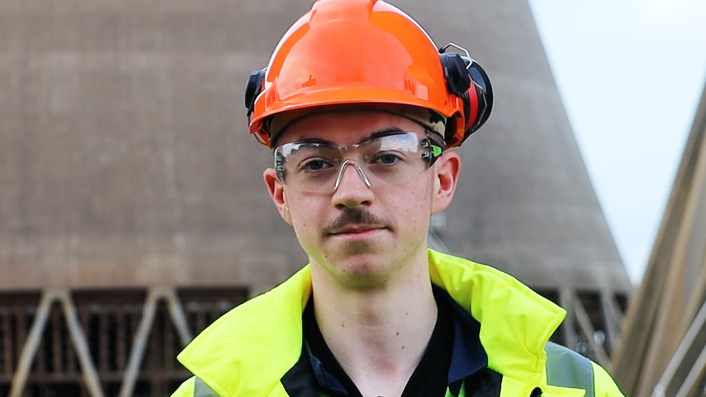 Photo of T Level Engineering student, Crawford