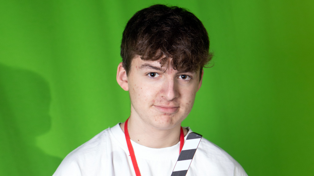 Photo of film, media and television student Elliott