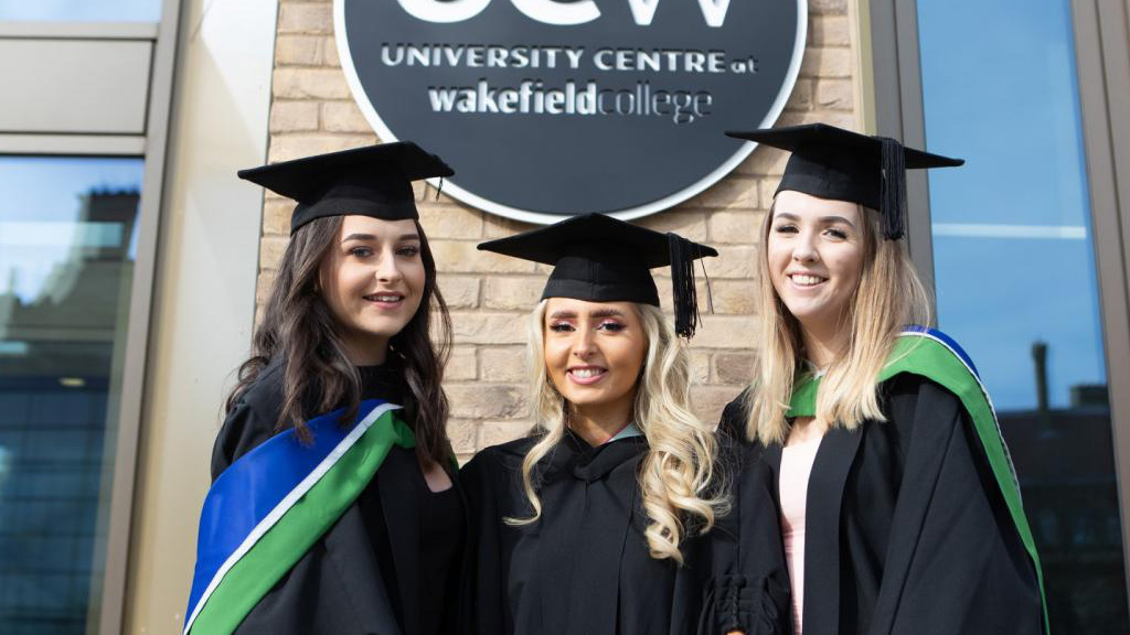 Students celebrate their graduation success