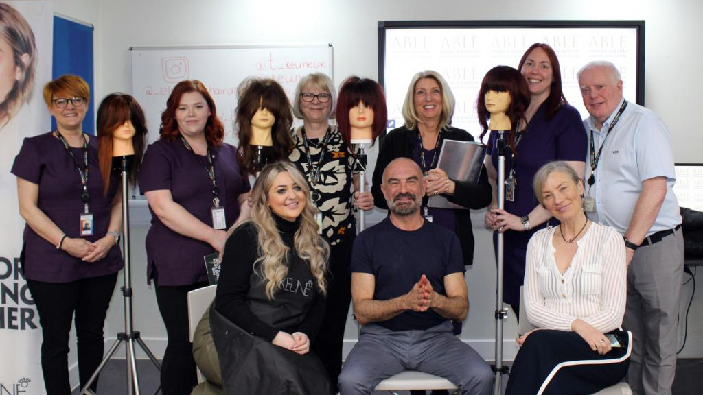 Andrew with some of the attendees of his masterclass at Castleford College