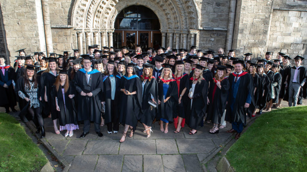 Graduands at Selby Abbey